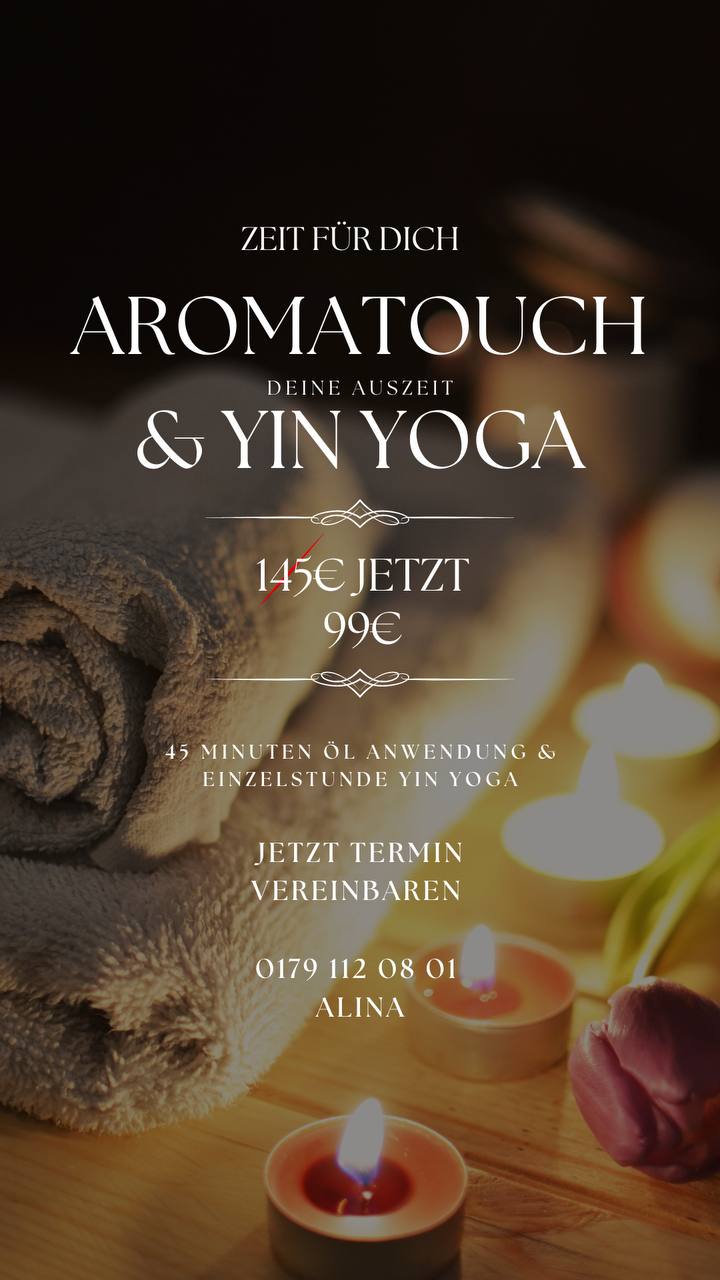 Aromatouch und Yin Yoga 